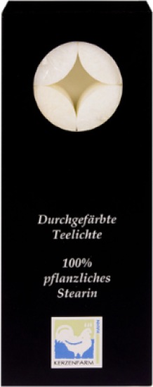 Produktbild Kerzenfarm 10 Bio-Teelichter aus Stearin von (10 Stk.)