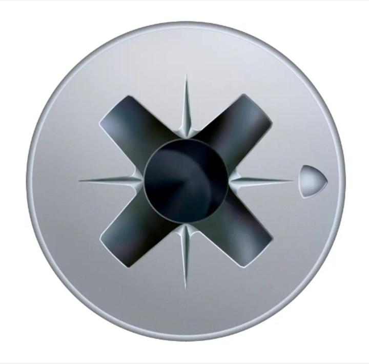 Actual product image Spax Senkkopf Fraesrippen Kopfbohrung 2,5mm Kreuzschlitz Z2 Vollgewinde Wirox (500 Screws per piece)