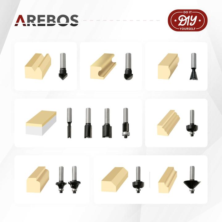 Produktbild Arebos Oberfräse