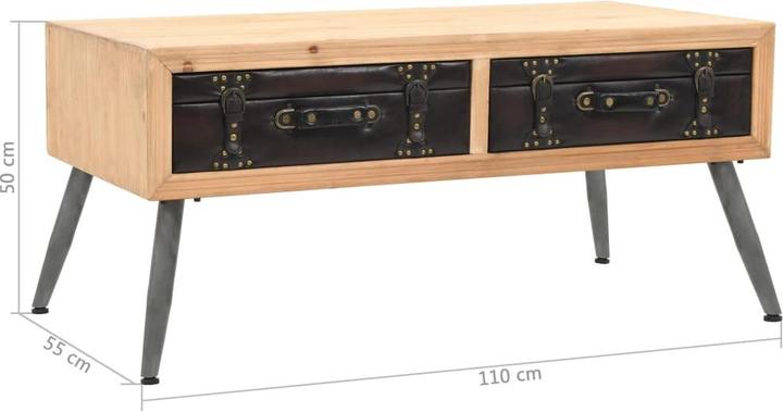 Immagine prodotto vidaXL Couchtisch (110 x 55 x 50 cm)