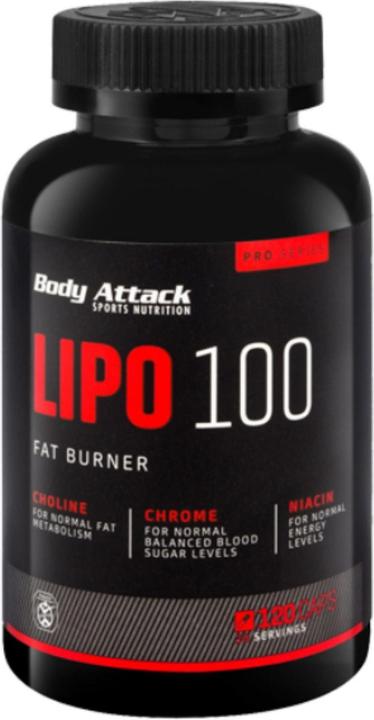 Actual product image Body Attack LIPO 100 (Capsules)
