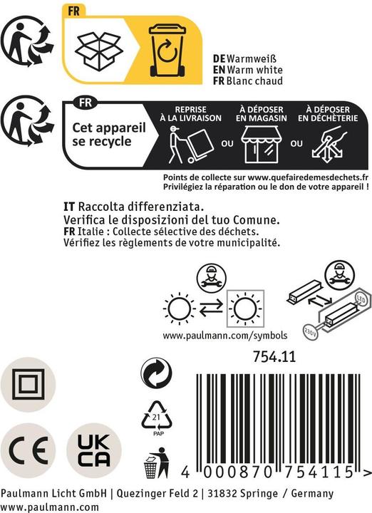 Actual product image Paulmann Spiegelleuchte Sava (300 lm)