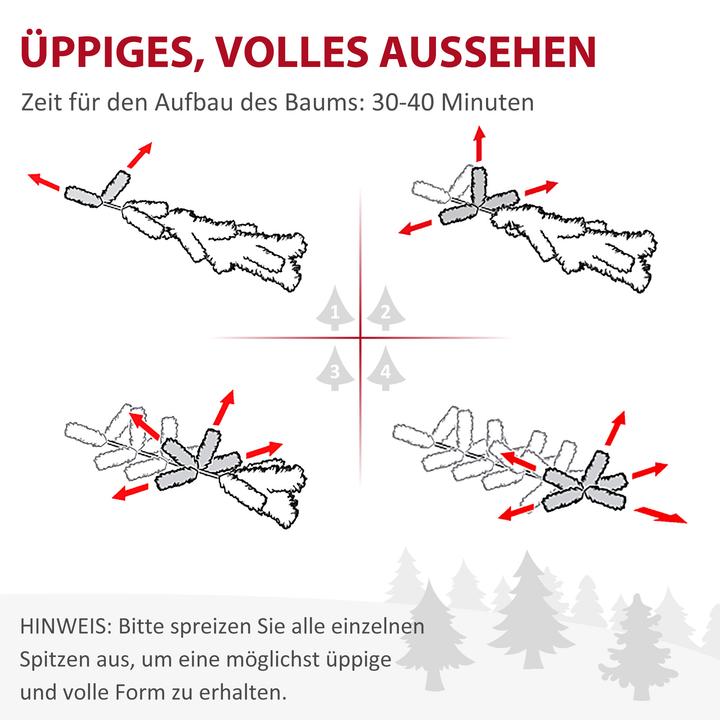 Actual product image Homcom Weihnachtsbaum (180 cm)