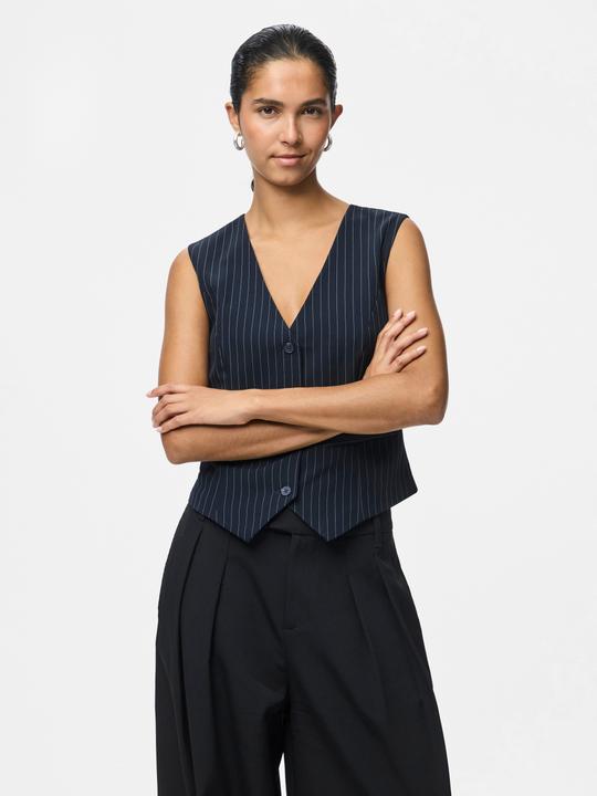Image du produit Pieces Pcbozzy Vest Noos Pinstripe Exp Bc (M)