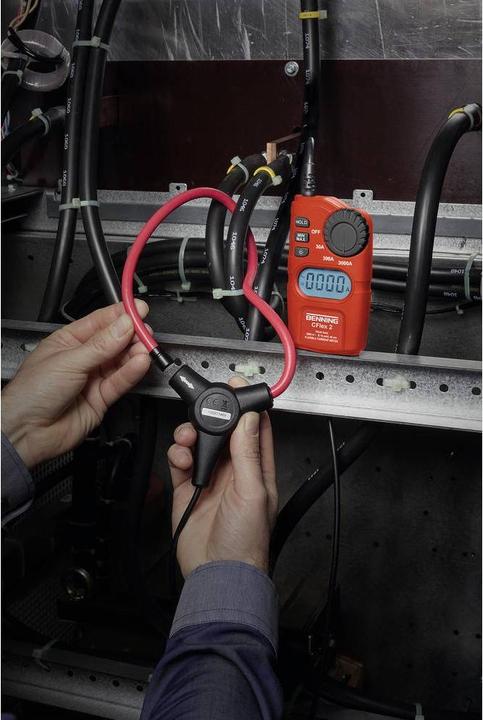 Produktbild Benning Stromzange digital CFlex 2 Kal (CAT IV 600V, Zangenstrommesser)