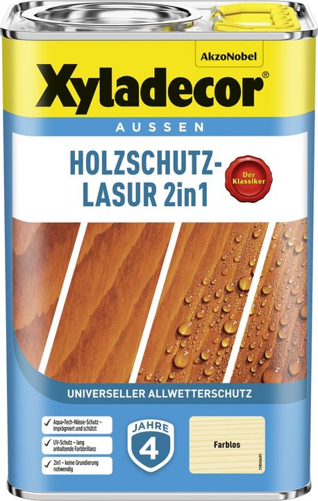 Image du produit Xyladecor Holzschutz-Lasur (Incolore, 4 l)