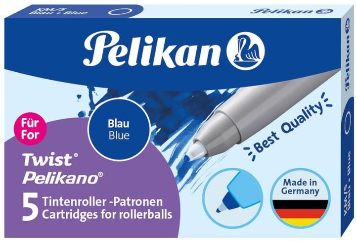Actual product image Pelikan Ink cartridge Eco 5ST blue (Blue, 0.30 mm, 5 pcs.)