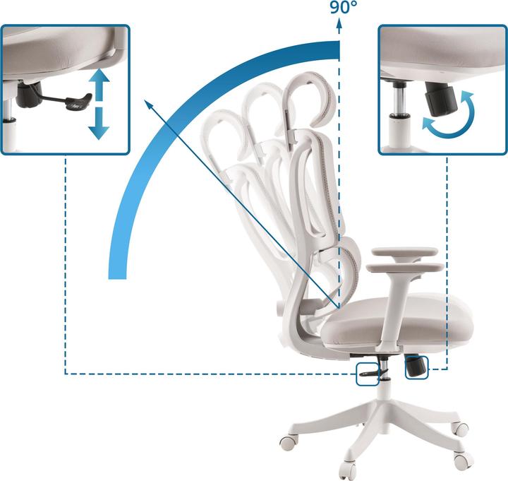 Produktbild MyBuero Ergomy Colore (45 - 55 cm)