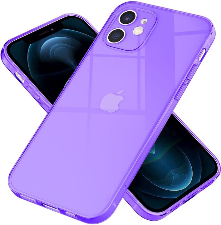 Actual product image Nalia Clear Neon Cell Phone Case (Apple iPhone 12 mini)