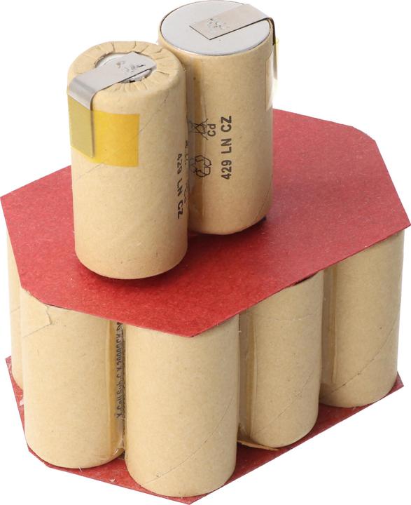 Produktbild AccuCell Einsatz für Werkzeugakku NiMH 14,4V 1,5Ah zum Selbsteinbau passend für Alpha-Tools AccuPack 14,4 (14.4 V)