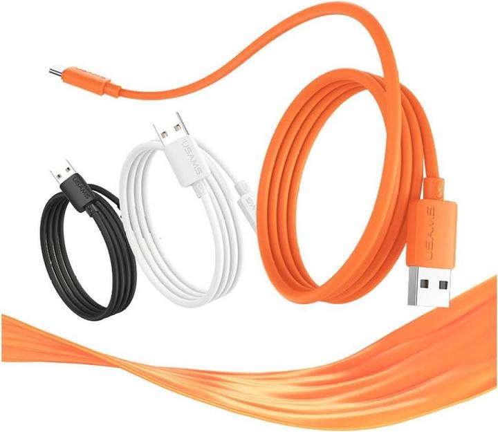 Produktbild Usams Cable U98 3A Silicone Fast Charging USB-C black (1 m, 18 W)
