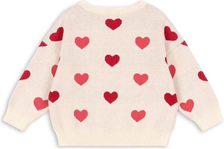 Produktbild Konges Slojd Lapis Strickpullover Coeur Coloré Duo (92)