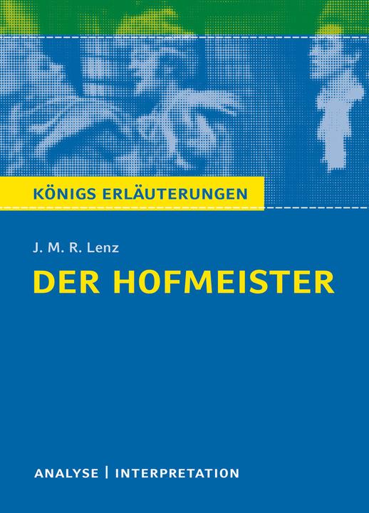 Produktbild J. M. R. Lenz: Der Hofmeister (Deutsch, Jakob Michael Reinhold Lenz, 2014)