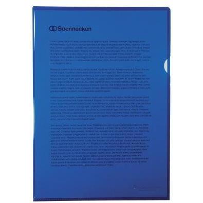 Soennecken, Mappe, Sichthülle 1469 DIN A4 PP blau 50 St./Pack. (A4, 50 x)