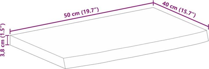 Actual product image vidaXL Xinning County (50 x 40 cm)