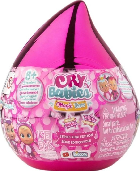 Image du produit Magni CRY BABIES MAGIC TEARS Pink Edition I Mini-poupées à collectionner avec accessoires roses, la