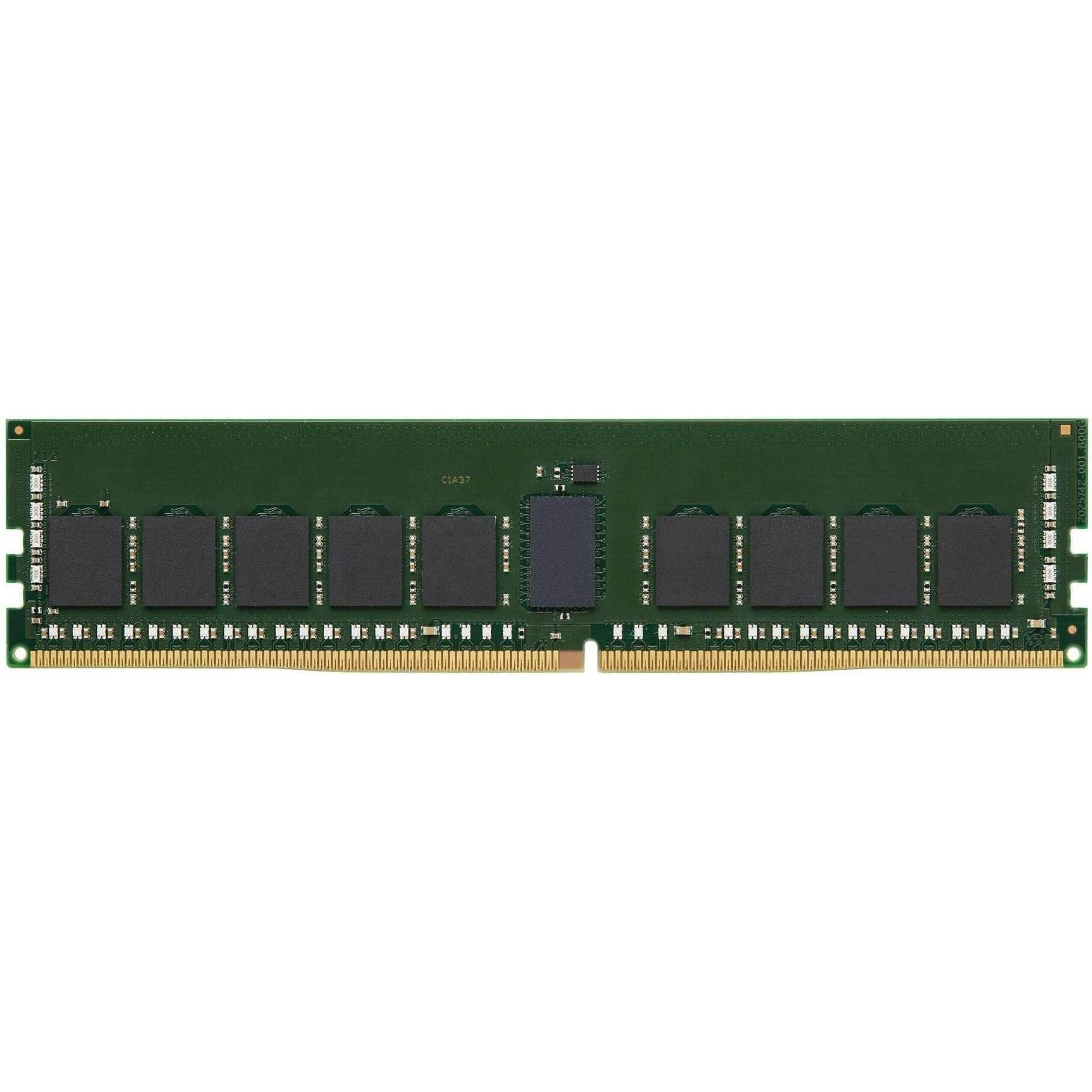 Kingston DDR4 ECC Reg CL22 DIMM 2Rx8 (1 x 16GB, 3200 MHz, DDR4-RAM, DIMM), RAM, Grün