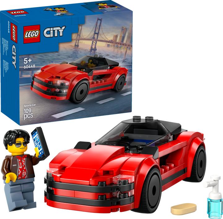 Immagine prodotto LEGO Roter Sportwagen (60448, LEGO City)