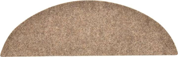 Actual product image vidaXL Selbstklebende Stufenmatten, 15 Stück, cremefarben, 56x17x3cm (56 x 17 x 3 cm)