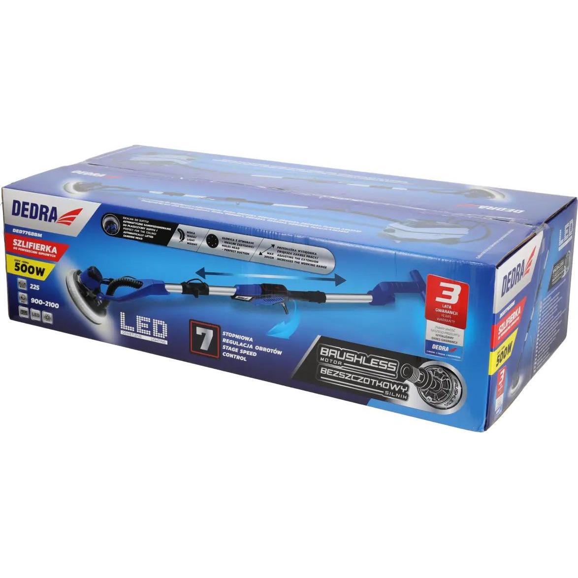 Thumbnail - Dedra, Winkelschleifer, Szlifierka DED7768BM (225 mm)