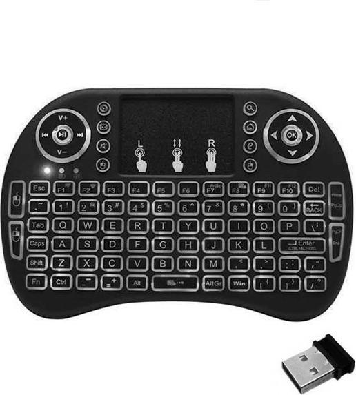 Produktbild Nenurodyta Reliable Mini Smart TV Wireless Keyboard, Black USA (25053) (US, Kabellos)