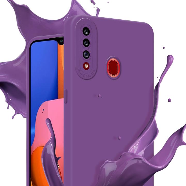 Actual product image Cadorabo Case for Samsung Galaxy A20s in TPU Fluid LM162 Style (Samsung Galaxy A20s)