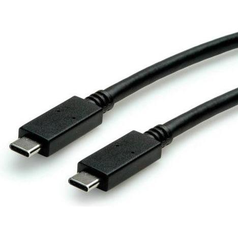 Roline USB3.1 Cable. PD 20V5A. C-C. M/M. 0.5m (0.50 m, USB 3.2 Gen 2), USB Kabel