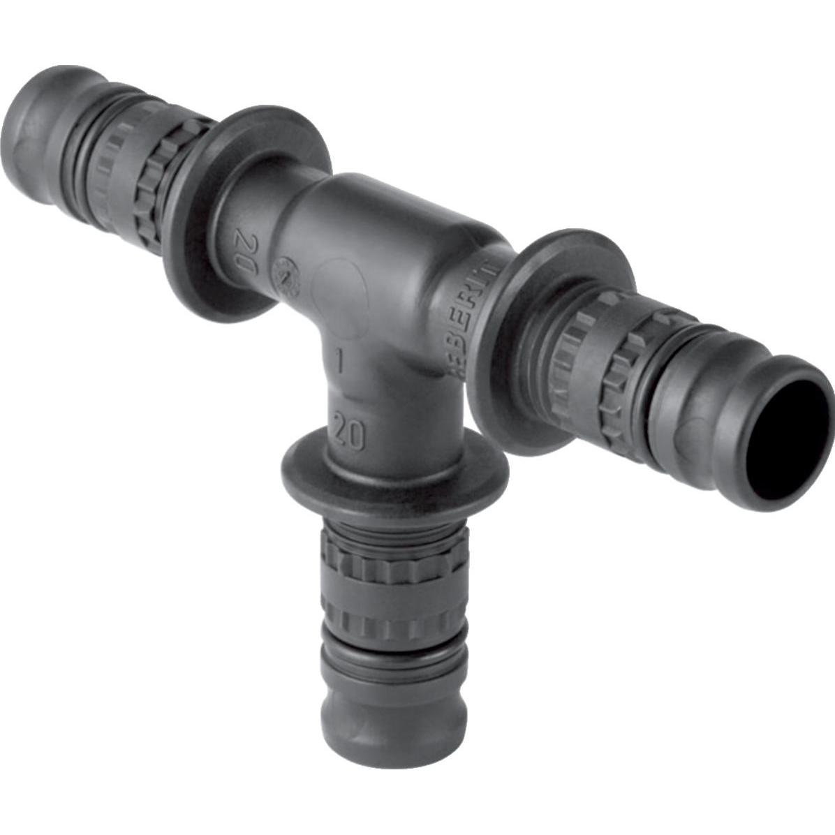 Geberit, Zubehör Sanitärinstallation, Mepla Pressfitting T-Stck 90 Kunststoff 50 mm 626.310.00.5