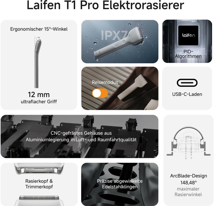 Produktbild Laifen T1 Pro GRA