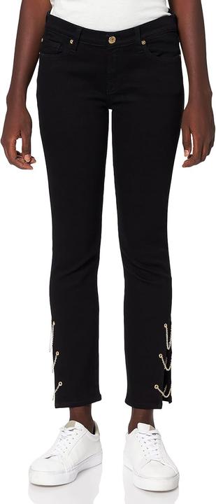 7 For All Mankind Dames The Skinny Crop Slim Illusie con Catene all'Orlo (W29/L30)