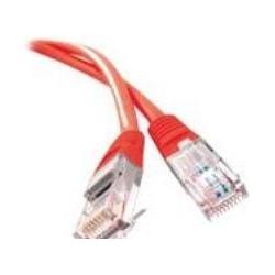 Exertis Connect Patchkabel F/UTP, CAT.5e, rot, 1,0 m Patchkabel mit besonders schmalem Knickschutz (F/UTP, CAT5e, 1 m), ...