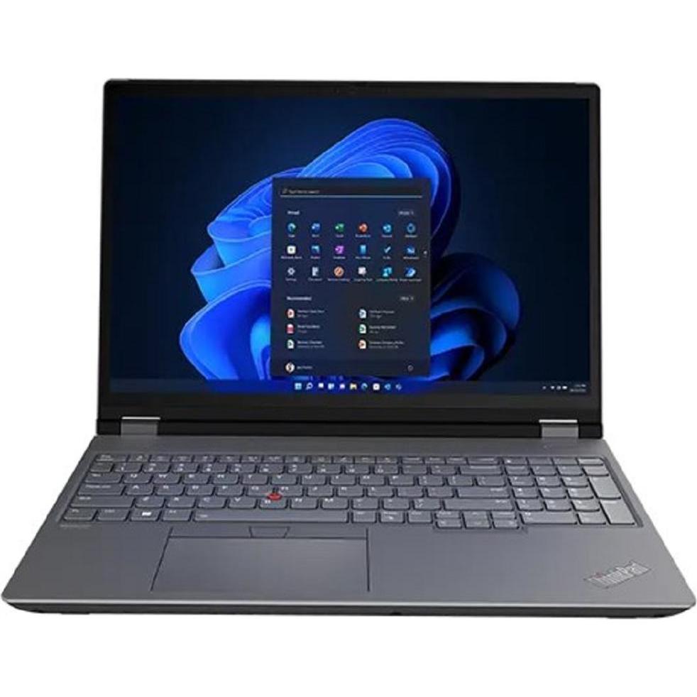 Lenovo ThinkPad P16 Gen 2 (16", 2000 GB, 96 GB, DE, Intel Core i9-13980HX), Notebook, Schwarz, Grau