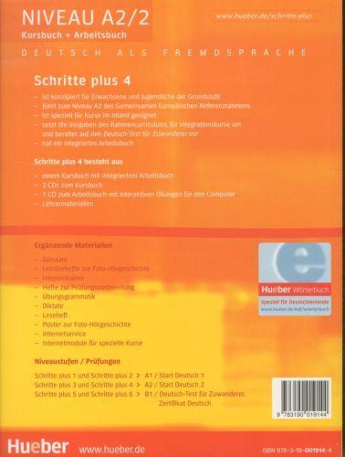 Produktbild Schritte plus 4. A2/2. Kursbuch + Arbeitsbuch (Deutsch, Daniela Niebisch, Franz Specht, Silke Hilpert, 2017)