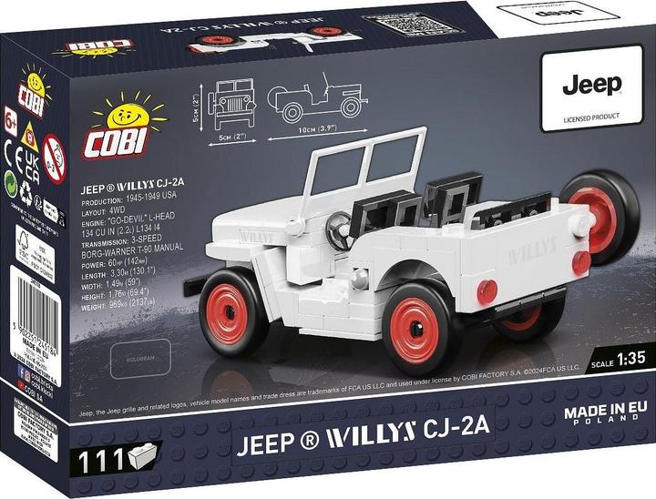 Image du produit Cobi 24518 Jeep Willys CJ-2A