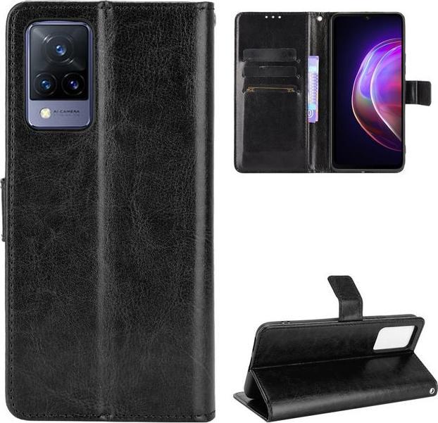 Actual product image MU Classic Crazy Horse III Leather Bookcover Series (vivo V21 5G)