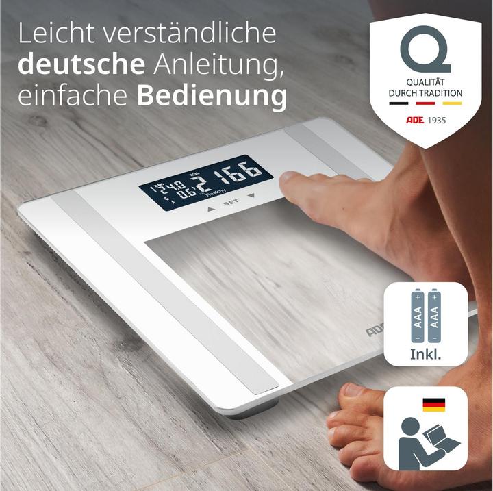 Produktbild ADE Körperfettwaage (200 kg)