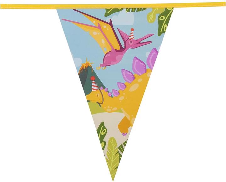 Actual product image Boland Dino party garland (6m) (1 Piece)