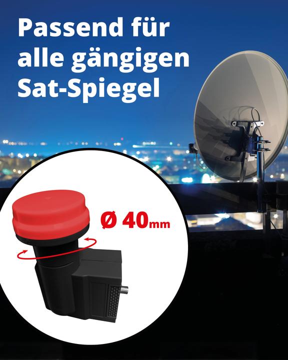 Actual product image Megasat Unicable II LNB Diavolo (Unicable, 40mm)