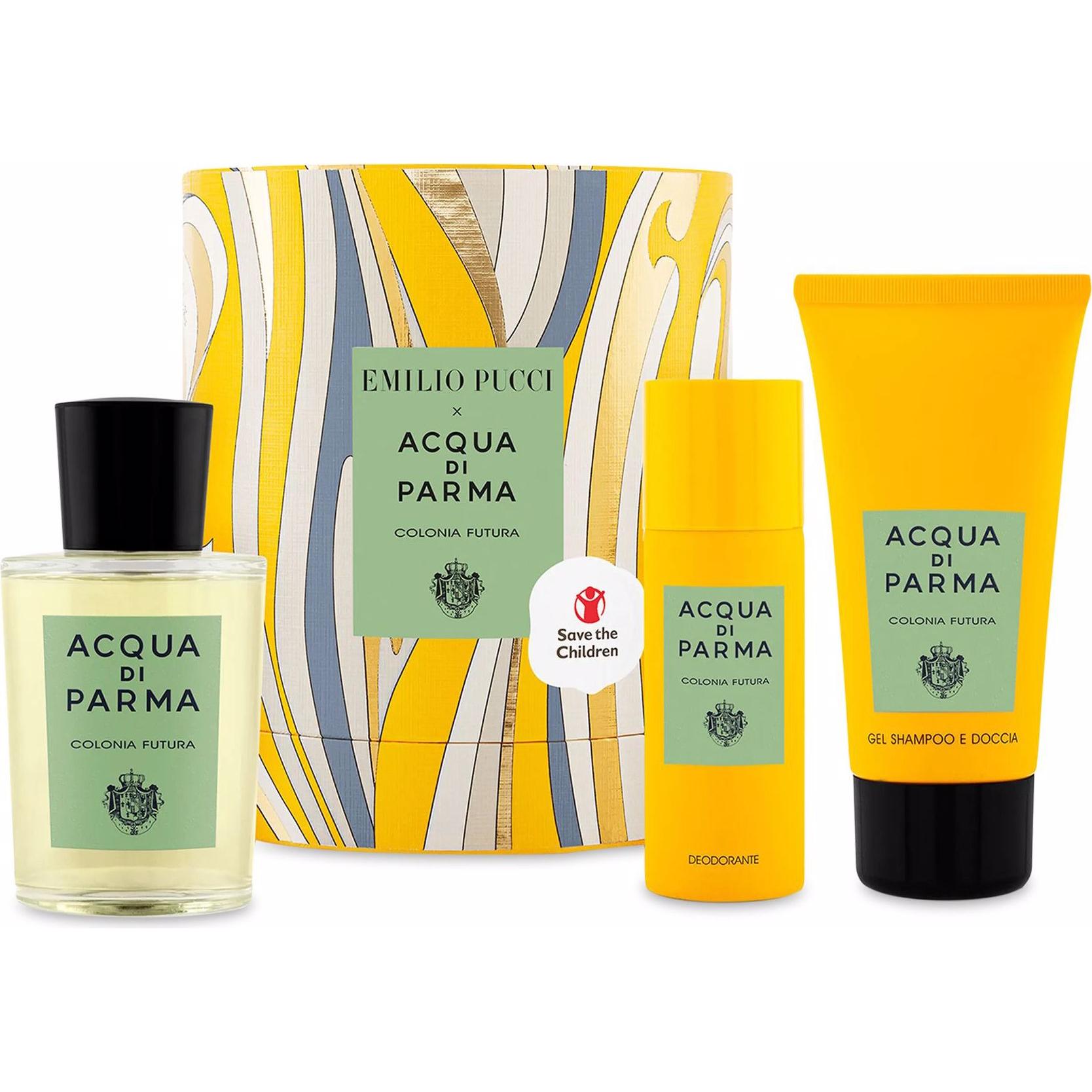 Acqua Di Parma, Beauty Geschenkset, Holiday 2021 Eau de Cologne / Shower Gel / Deodorant (Parfum set)