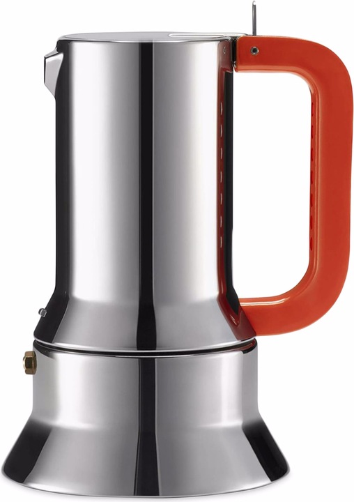 Alessi Espressomaschine 9090 für 3 Tassen Stahlgrau (3 T.)
