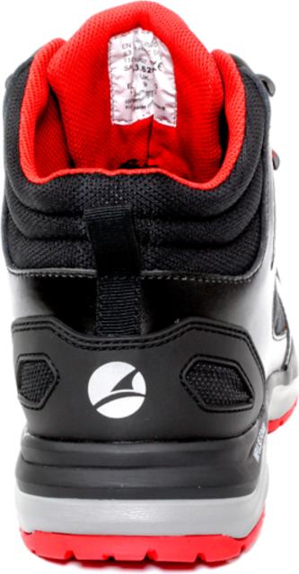 Produktbild Albatros Sicherheitsschuhe ULTRATRAIL BLACK MID Taille 47 noir/rouge cuir lisse S3 ESD HRO SRC EN ISO 20345 (S3, 47)