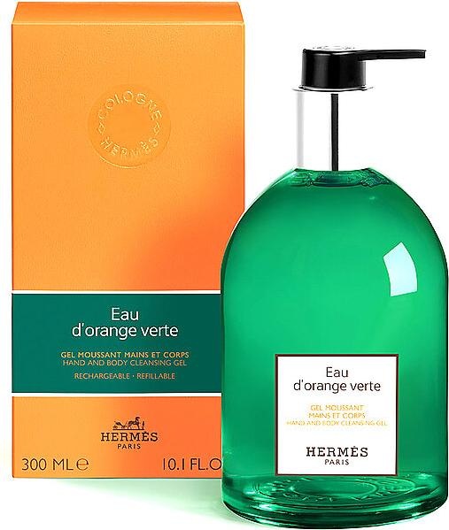 Actual product image Hermès Eau dorange verte, foaming gel for hands and body (300 ml)