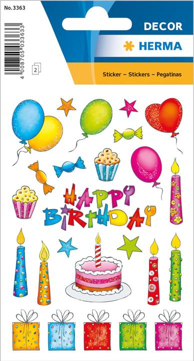 Immagine prodotto HERMA Adesivi per il compleanno
