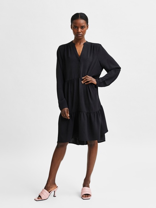 Produktbild Selected Femme Gürtel V-Ausschnitt Kleid (40)
