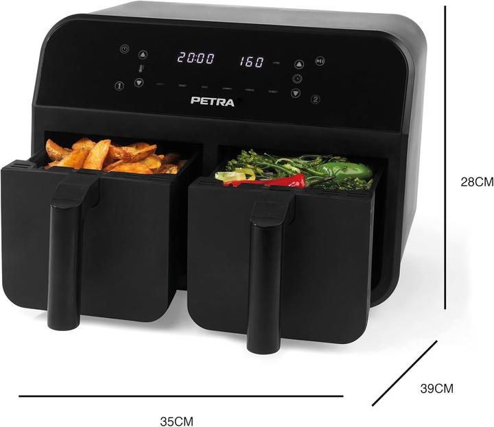 Petra PT4750BLKVDEEU7 Dual Air Schwarz 3.7L