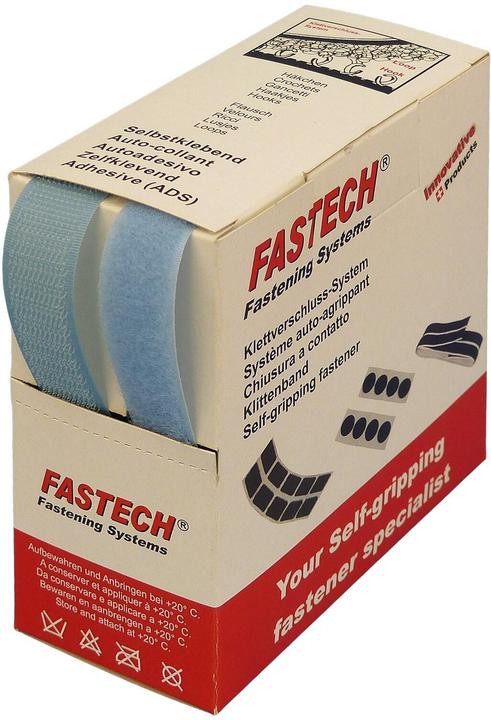 Produktbild Fastech Klettband-Box Hellblau (20 mm)