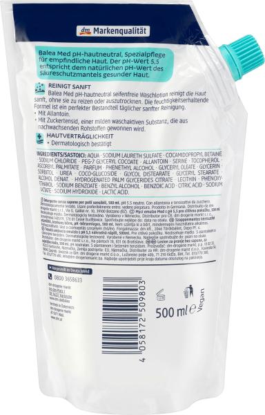 Produktbild dm Balea MED Flüssigseife (Flüssigseife, Handseife Nachfüllpackung, 500 ml)