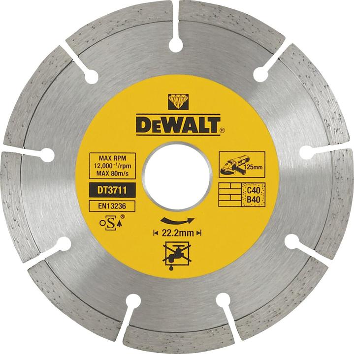 Produktbild DeWalt Porfessional Economy DiamantTrennschei DT3711ine Baustellenmaterialien Schneller. einfacher S