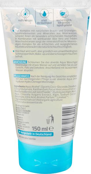Immagine prodotto dm alverde Aqua Wash Gel (Gel detergente, 150 ml)
