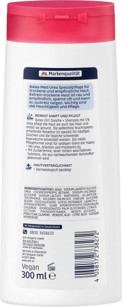 Image du produit dm Balea MED Urée 2en1 douche (300 ml)